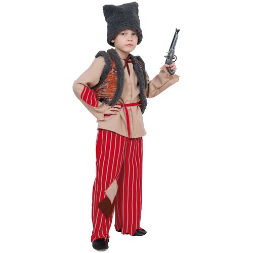 фото Костюм разбойник с мушкетом детский карнавалофф l (134-140 см) карнавалoff