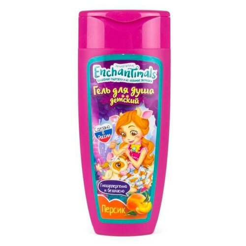 Гель для душа с ароматом Персик, 250 мл «Enchantimals», Милая леди 50943-ENS