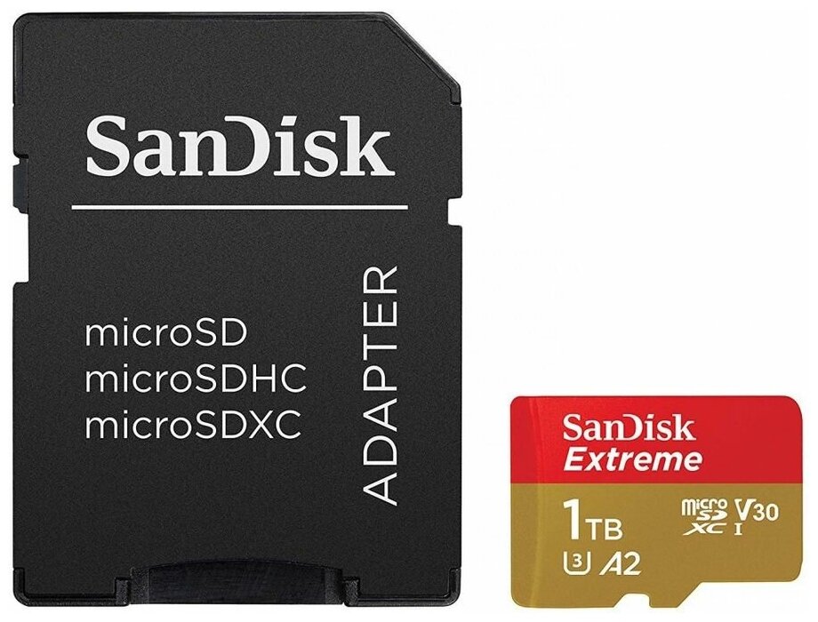 Карта памяти SanDisk 1Tb MicroSD SanDisk Extreme ( ) (SDSQXA1-1T00-GN6MA)