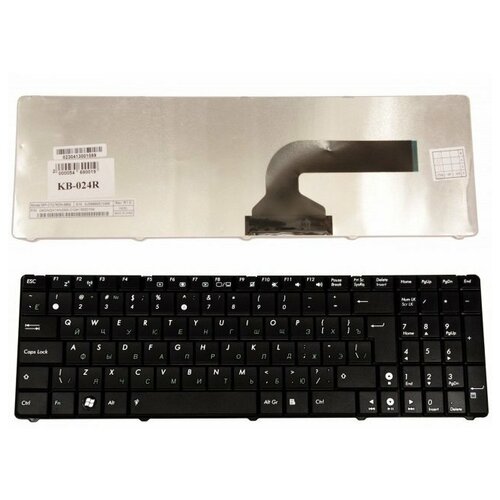 Клавиатура для ноутбука Asus 04GNV32KRU00-2 черная без рамки 96000₽