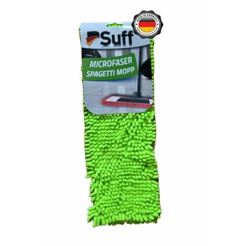 Сменная МОП насадка для швабры микрофибра для мытья пола, тряпка для пола из микрофибры Suff 40 см карман салатовый
