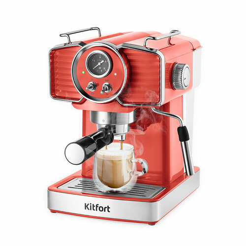 Кофеварка Kitfort КТ-7125-1 красный 1066000₽