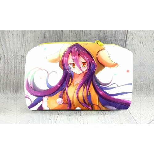 Пенал мягкий Нет игры - нет жизни, No Game No Life №20