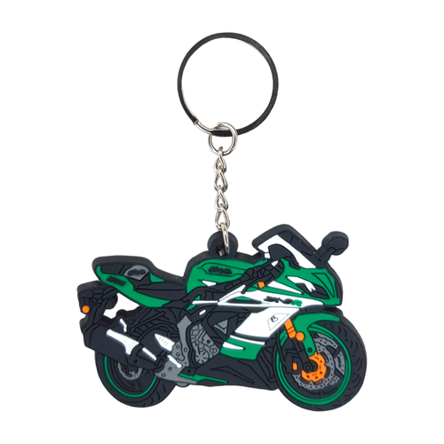 Брелок FRM, матовая фактура, зеленый/черный