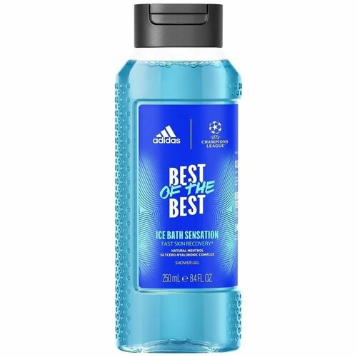 Гель для душа Adidas UEFA Best Of The Best для мужчин 250 мл (Финляндия) набор best of the best шампунь гель для душа полотенце