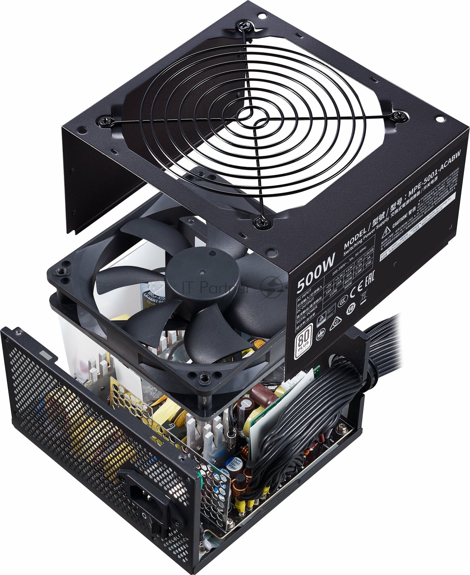 Блок питания Cooler Master MWE 500 White 230V - V2 500W (MPE-5001-ACABW) черный BOX - фото №15