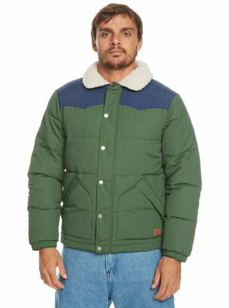 Куртка Quiksilver, размер S, зеленый