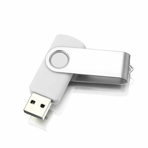 USB флешка, USB flash-накопитель, Флешка Twist, 128 МB, белая, арт. F01 USB 2.0