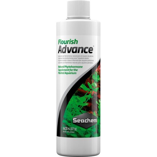 Добавка микроэлементов Seachem Flourish Advance фитогормонов, минералов и питательных веществ 250 мл.