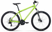 Forward Горный велосипед SPORTING 27,5 2.2 D (27,5" 21 ск. рост. 17") 2022, ярко-зеленый/серебристый, RBK22FW27854