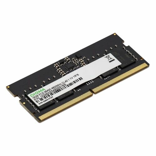 Оперативная память Digma DGMAS54800016S DDR5 - 1x 16ГБ 4800МГц, для ноутбуков (SO-DIMM), Ret