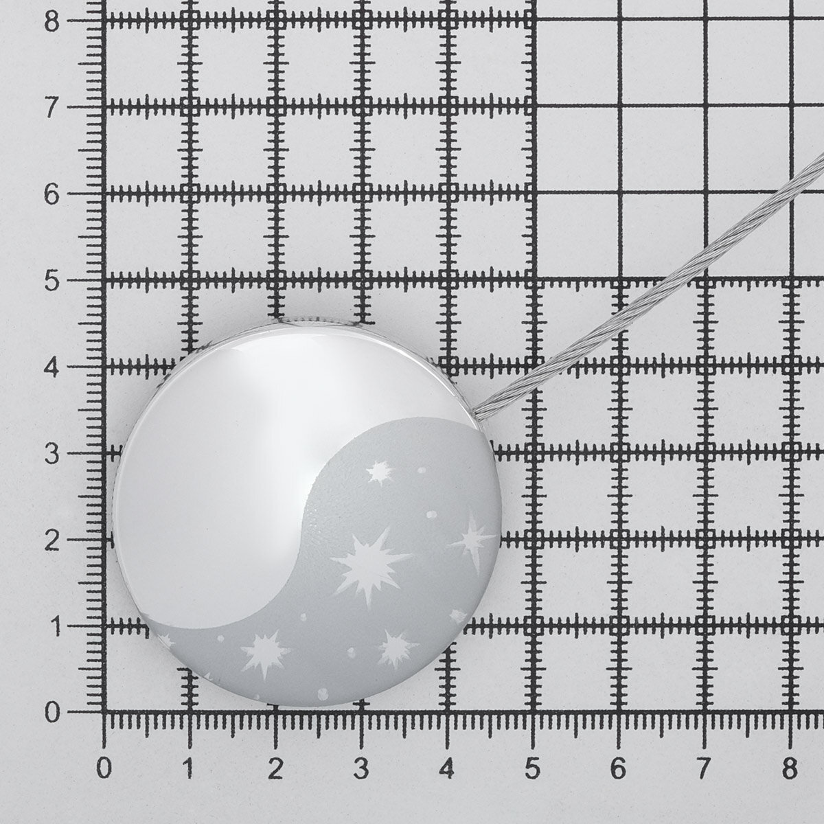 Подхват для штор магнитный, диаметр 4,5 см, длина троса 30 см, SmolTex (1Н) — фото 1