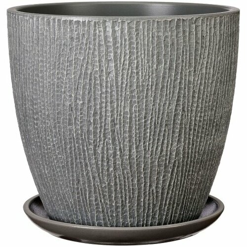 Горшок Композит Гамбург бетон серый бутон 8 d-36 см 22л 4120₽