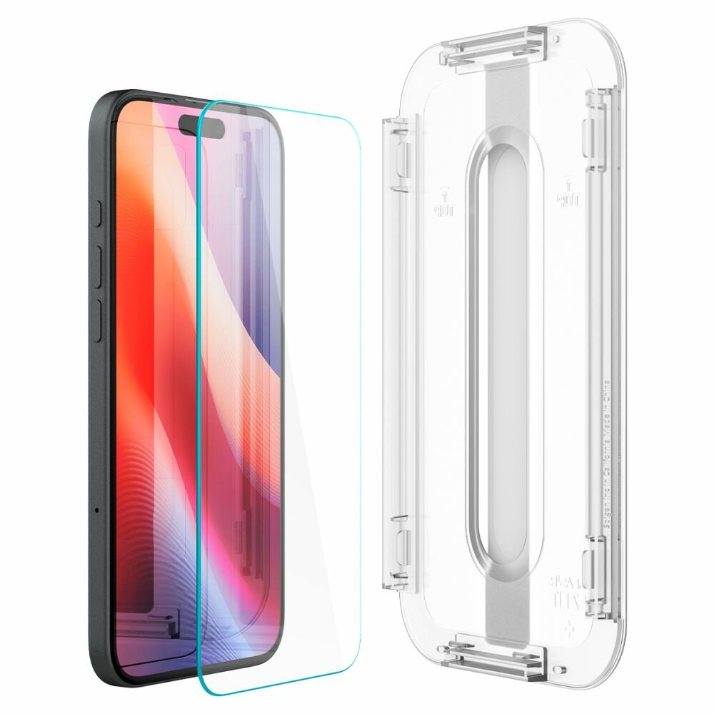 Защитное стекло SPIGEN GLAS.TR 2-PACK iPhone 15 /16 прозрачное ( 2шт в упаковке ) — фото 1