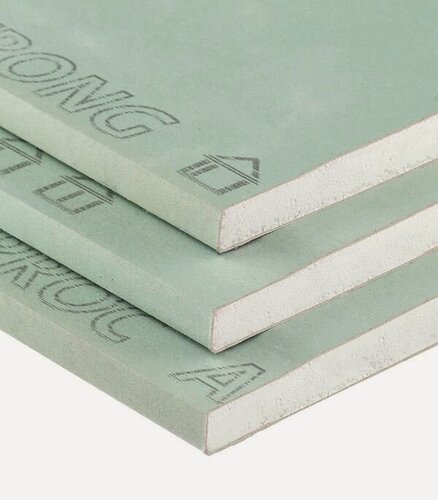 Изображение товара Гипсокартон Gyproc Аква Стронг 2500х1200х15 мм высокопрочный влагостойкий