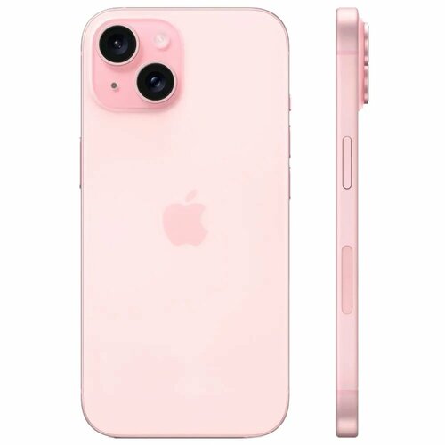 Apple Смартфон iPhone 15 128GB Pink nano sime sim 128 ГБ розовый 82900₽
