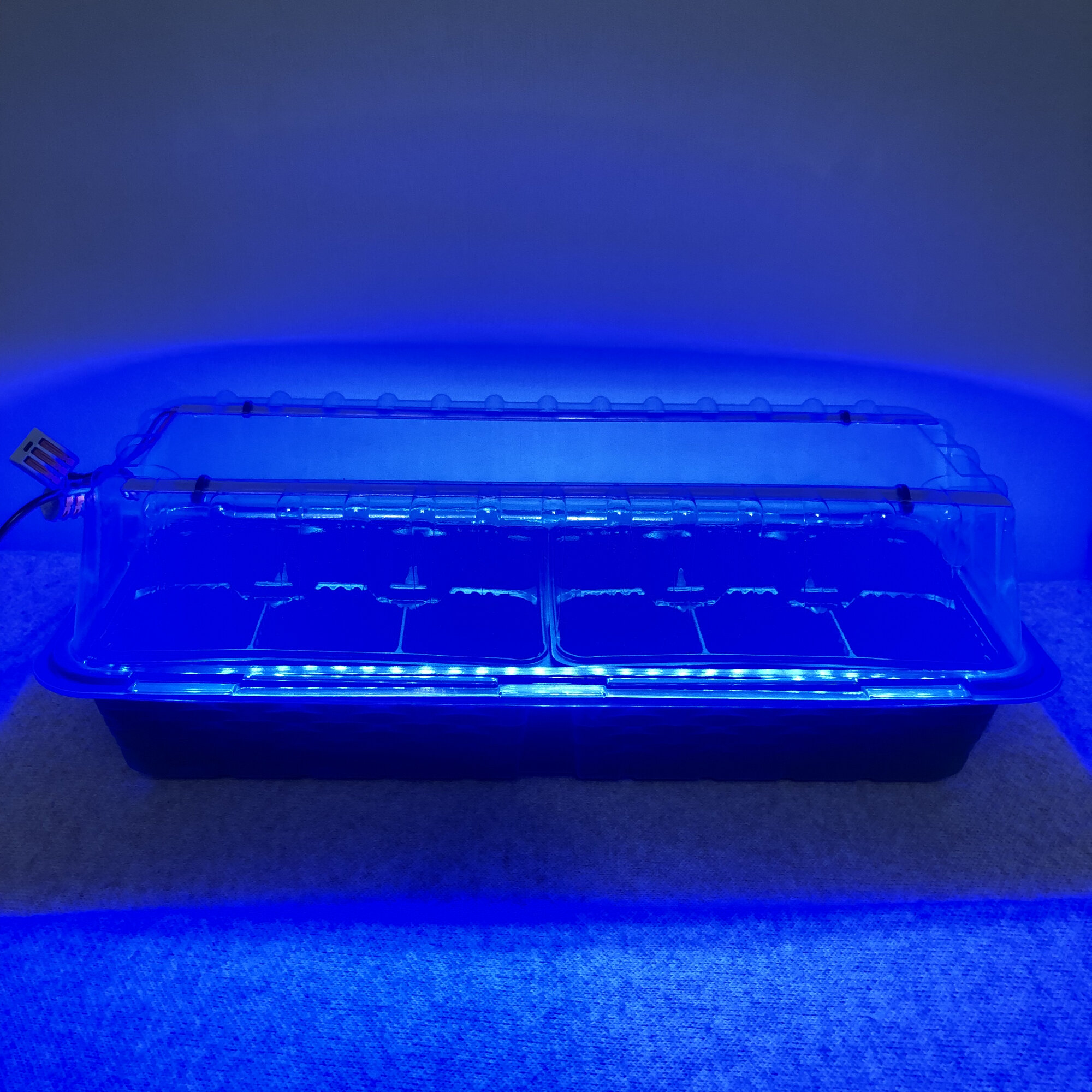 Парник для Зелени и рассады с подсветкой «Ульрафиолет» на 12 крупных ячеек