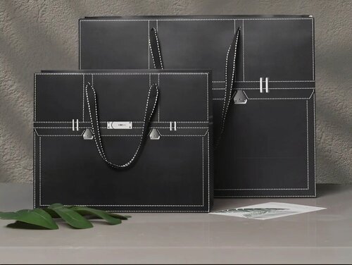 Изображение товара Подарочный пакет "Мужчина", бумага/картон, 32 см x 11 см x 25 см