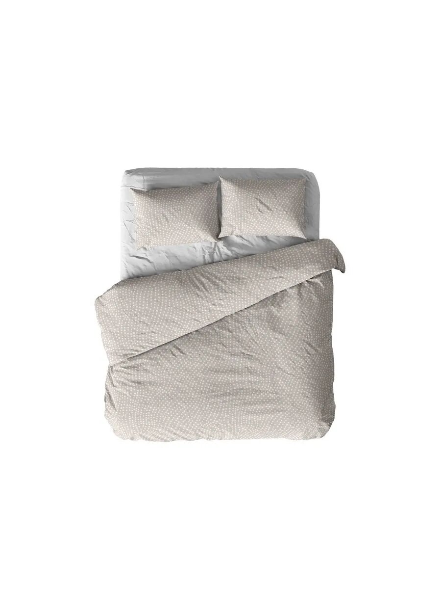 Комплект постельного белья Евро из Поплина — фото 1