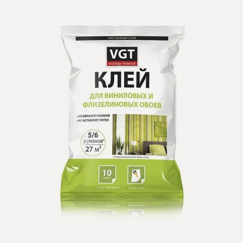 Изображение товара Клей для виниловых и флизелиновых обоев VGT пакет (0,2кг)