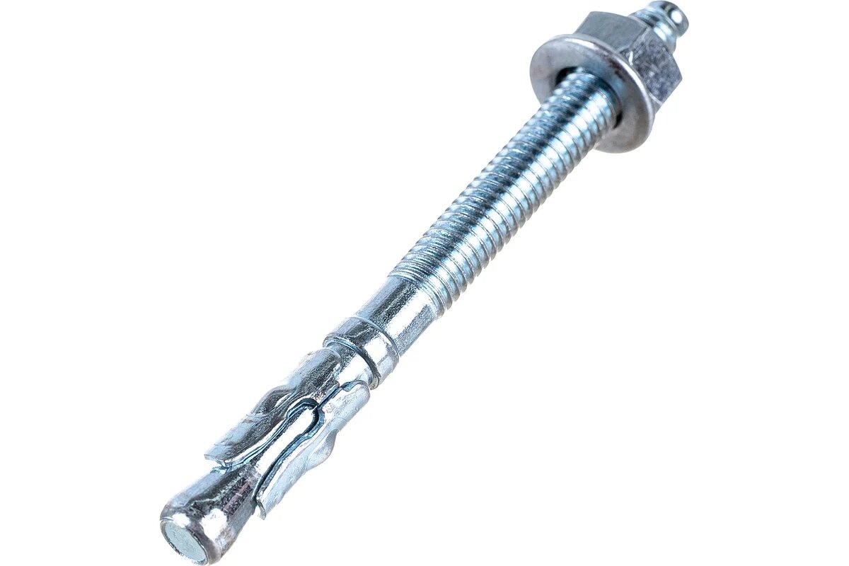 Госкреп клиновой анкер М6х65 набор 2 шт для крепления в бетоне и кирпичной кладке, код 5-0012260
