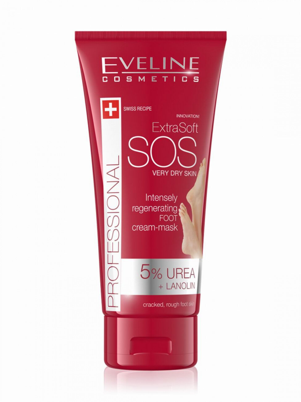 EVELINE Extra Soft Professional Креммаска для ног 100мл 5901761986815