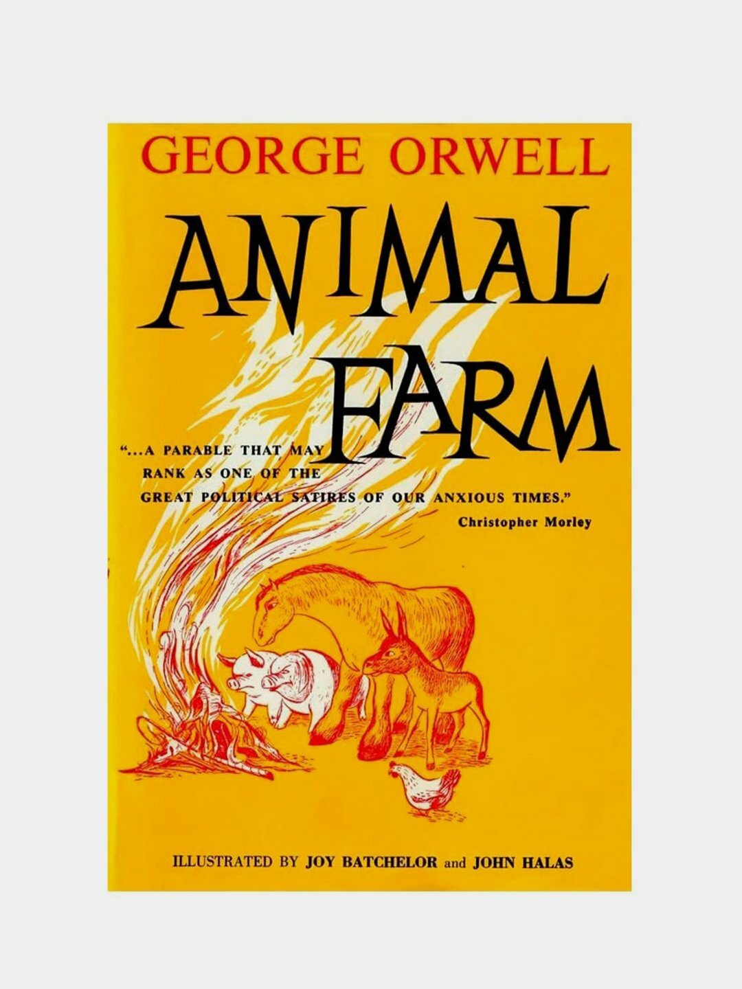 Книга "Animal Farm" Джордж Оруэлл, художественная публицистика, А5, 112 стр.