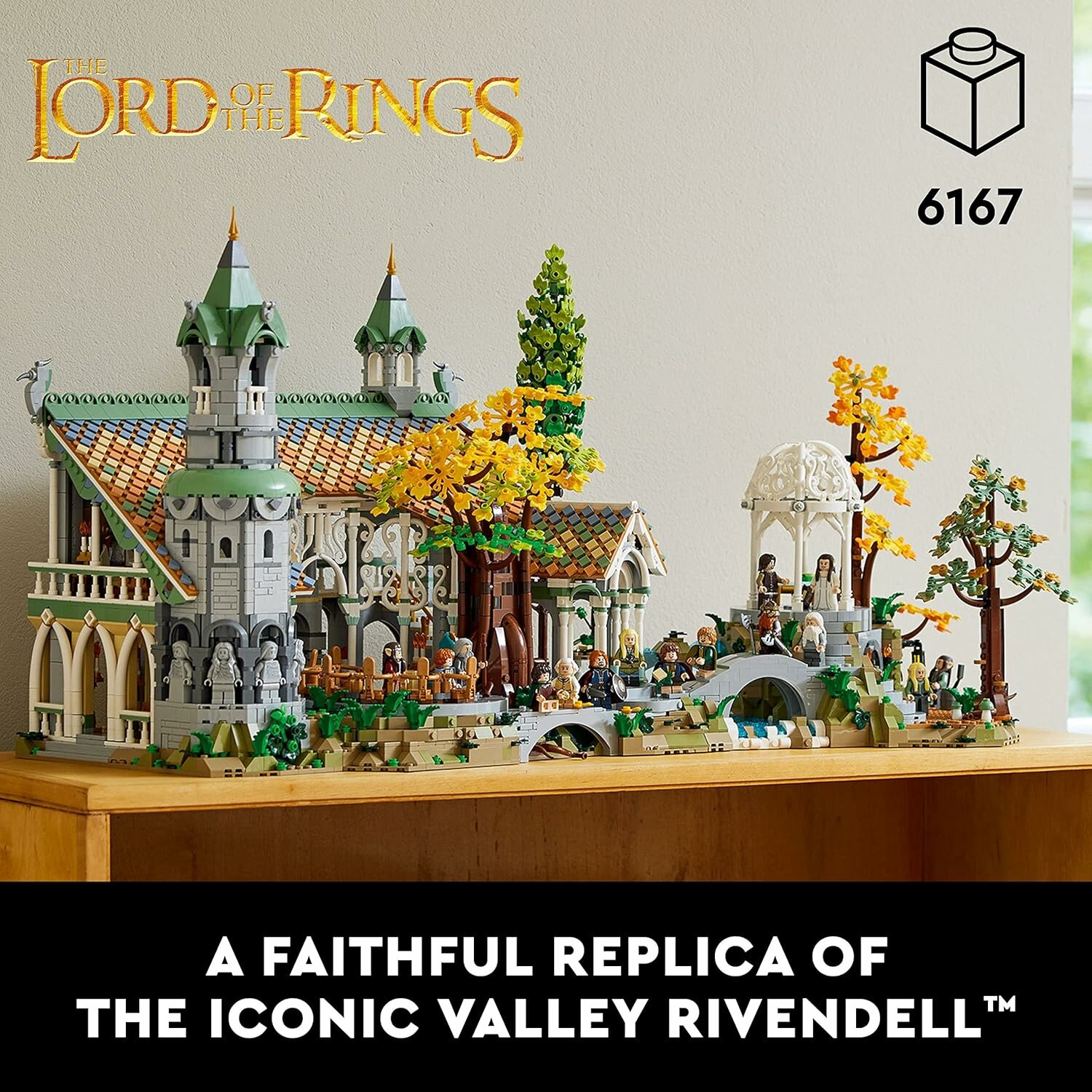 Конструктор LEGO Icons 10316 The Lord of the Rings: RIVENDELL Властелин Колец: Ривенделл, 6167 дет. — фото 1