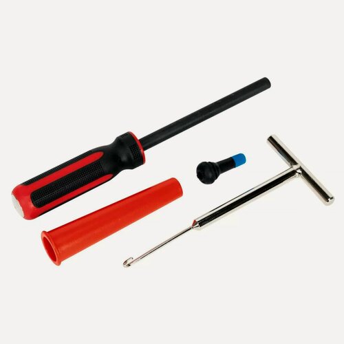 Изображение товара Набор для замены вентиля (ниппеля), без снятия шины 4 предмета (вентиль в комплекте)