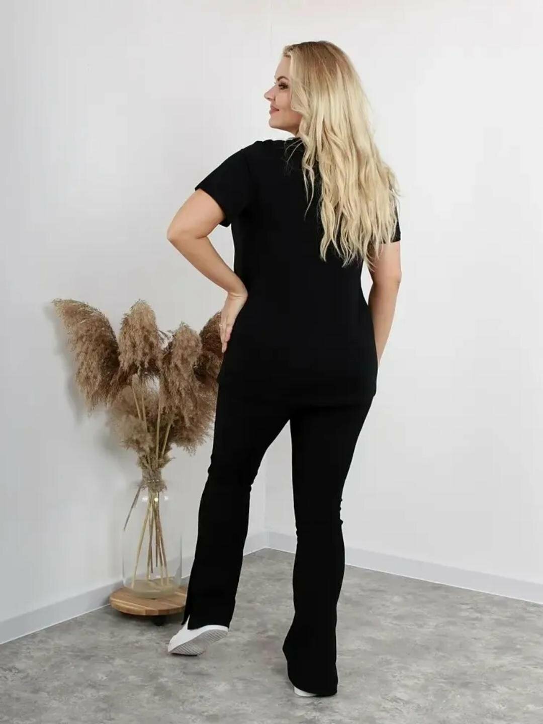 Футболка спортивная, размер 54-56, черный — фото 1