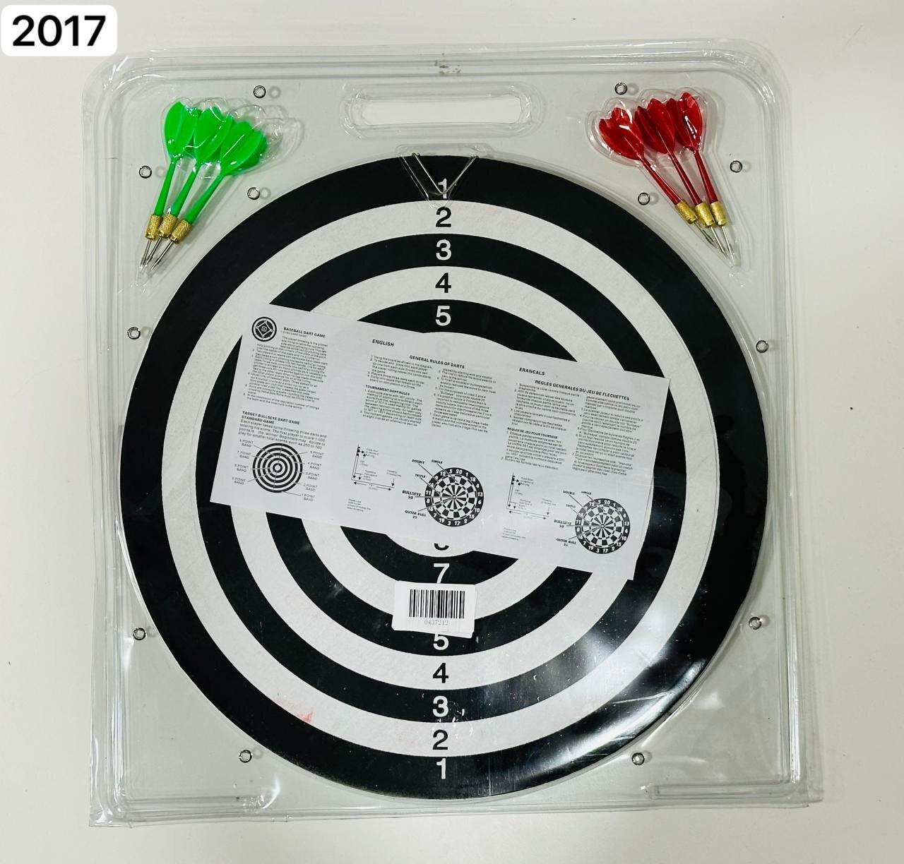 Дартс "Классический", 6 дротиков в комплекте, для детей, 43 см — фото 1