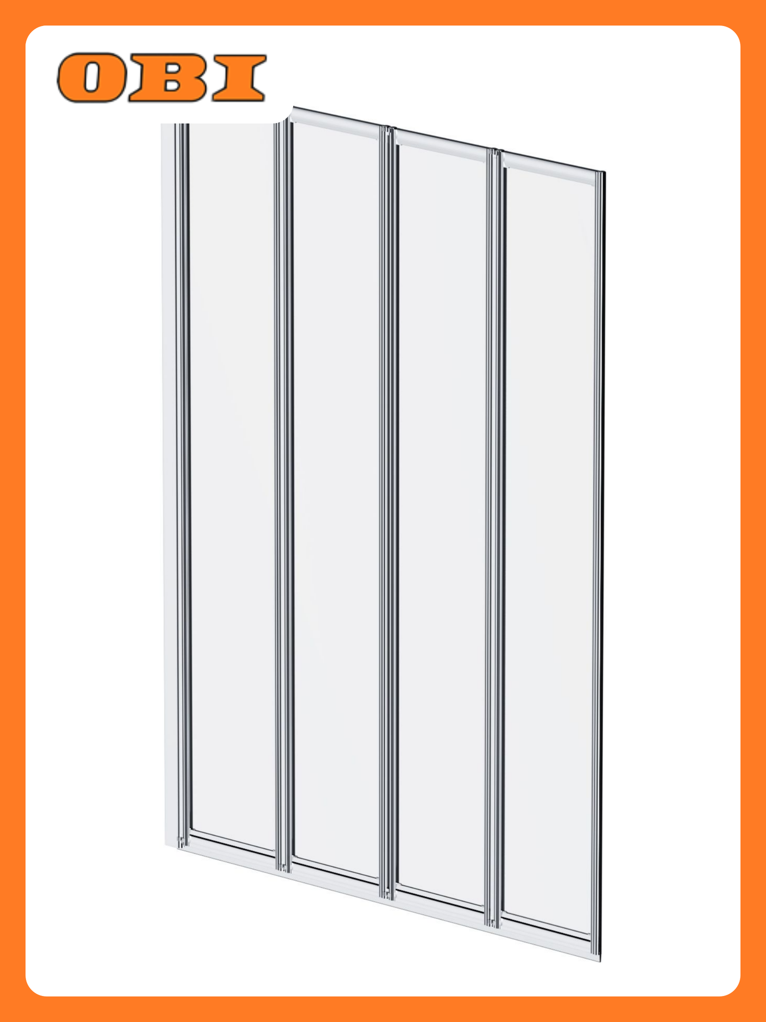 Душевая шторка на ванну AM.PM Like 100х140 см