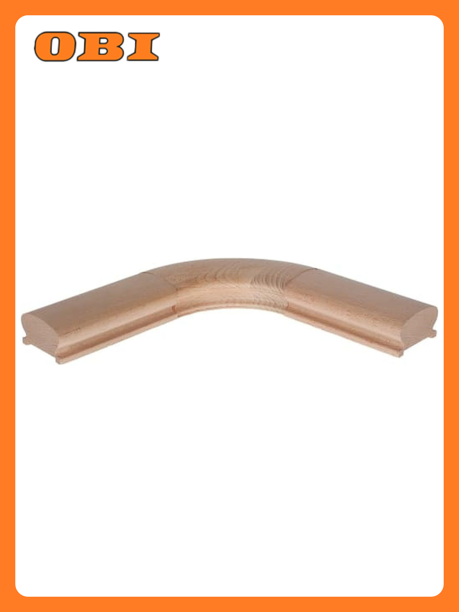 Поворот поручня круглый 5x50 см сосна сорт экстра