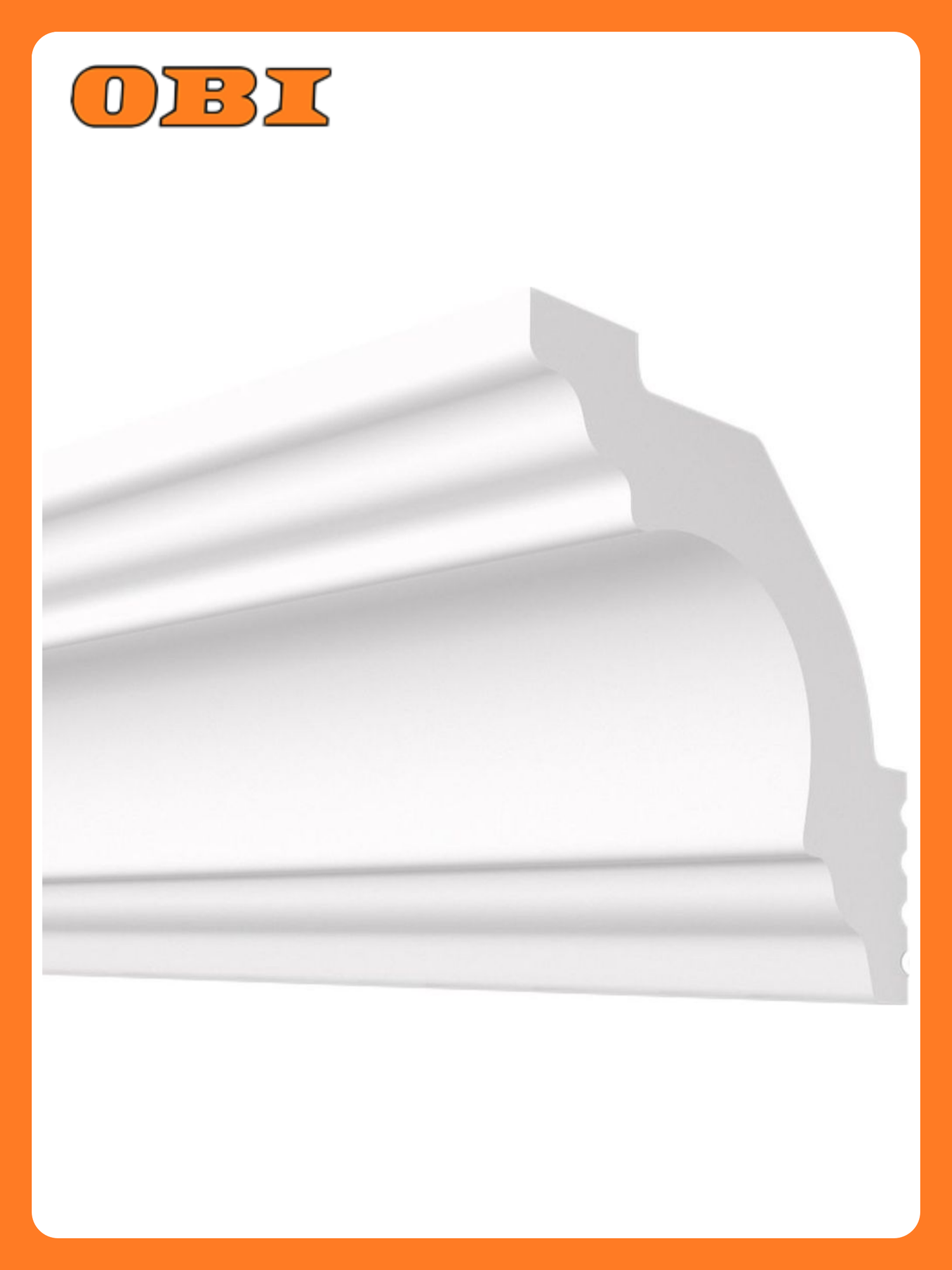 Потолочный плинтус плинтэкс пенополистирол белый 35 х 35 x 2000мм