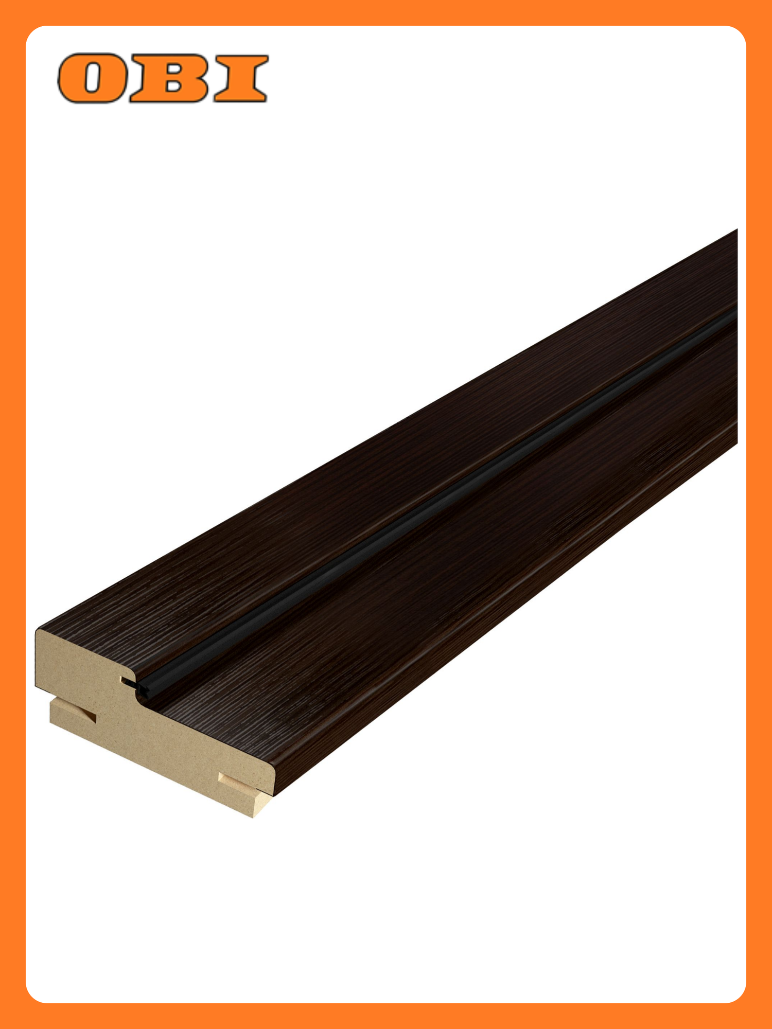 Коробка экошпон 74х28 мм венге