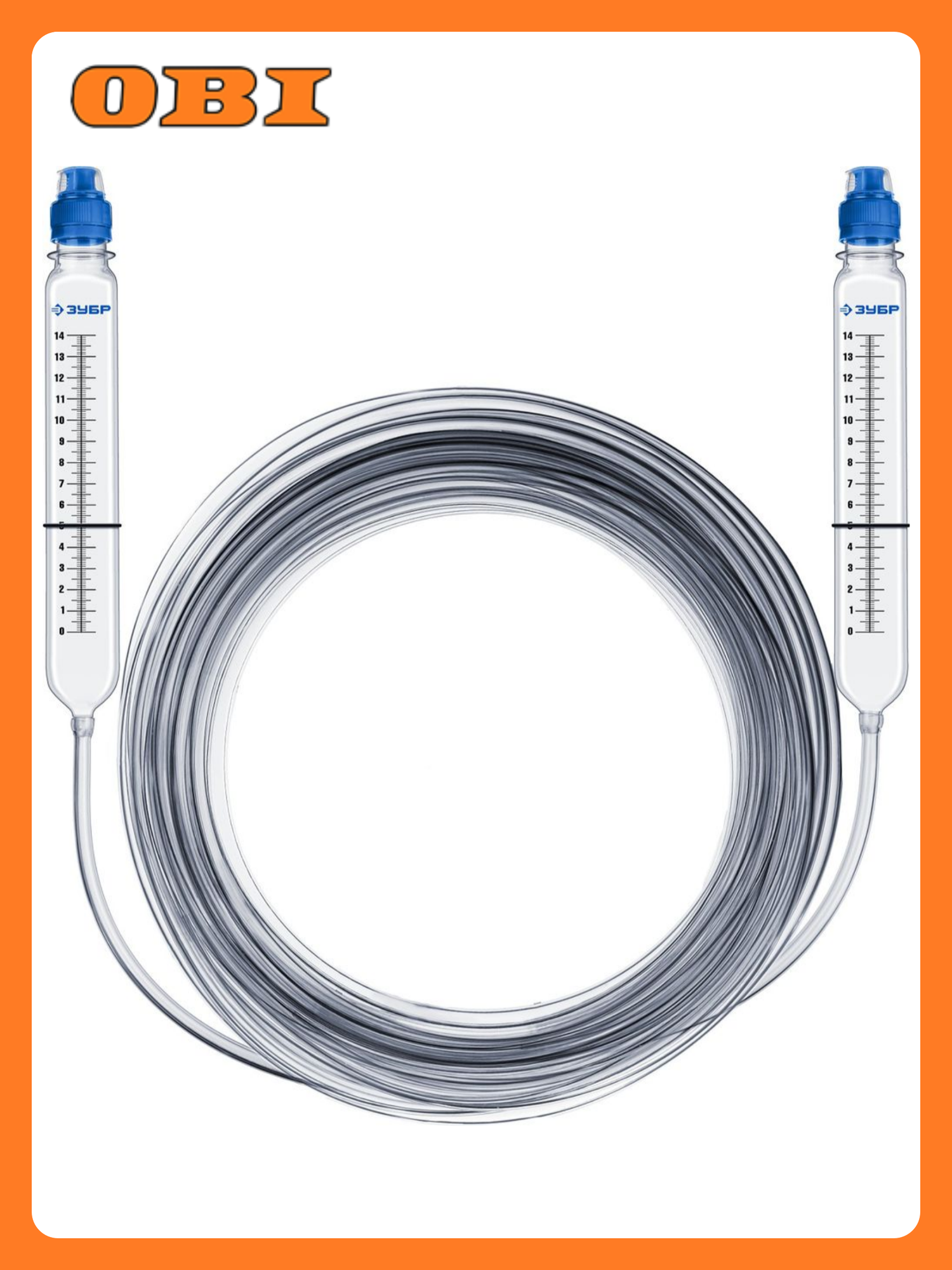 Гидроуровень ЗУБР усиленные колбы 10 м