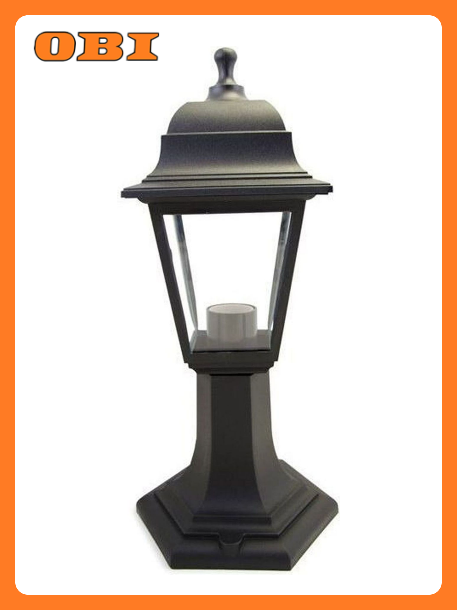 Уличный фонарь Apeyron 11-12ЧЕР IP44 черный пластик стекло E27 60Вт