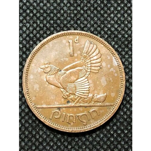 Монета Ирландия 1 Пенни 1968 год Птица 4/4