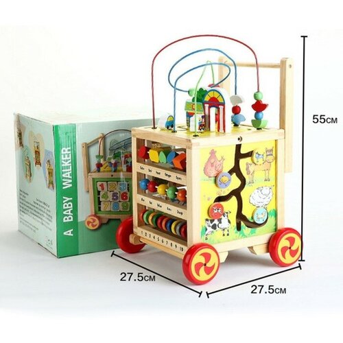 sima land игрушка каталка ослик 585420 Sima-land Логический центр-каталка