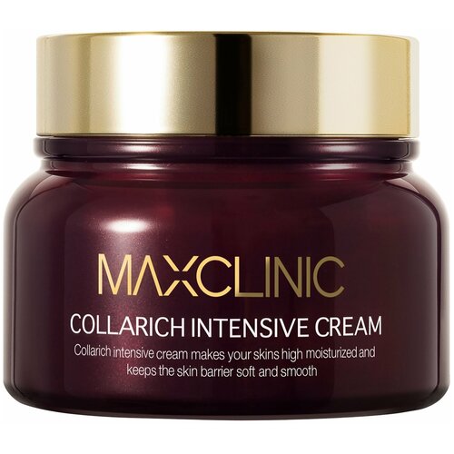 MAXCLINIC Collarich Intensive Cream Крем с коллагеном и церамидами для повышения упругости кожи лица, 50 мл