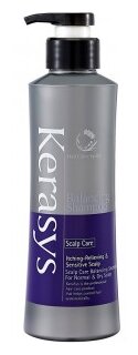 Шампунь для ухода за сухой кожей головы Scalp Care Balancing Shampoo, Kerasys 400 мл