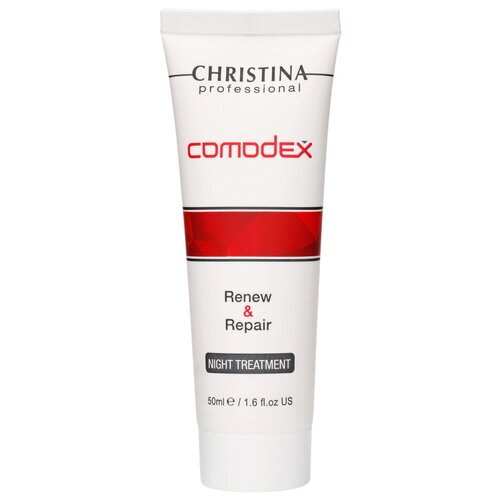 Christina Comodex Renew & Repair Night Treatment Ночная обновляющая сыворотка-восстановление для лица, 50 мл christina тоник comodex purify