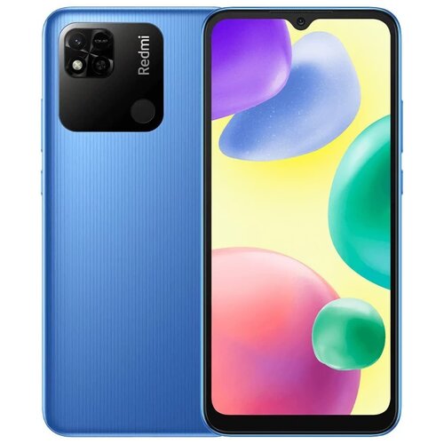 Смартфон Xiaomi Redmi 10A 2/32 ГБ RU, Dual nano SIM, синее небо смартфон xiaomi redmi 9c 2 32 гб ru dual nano sim синий