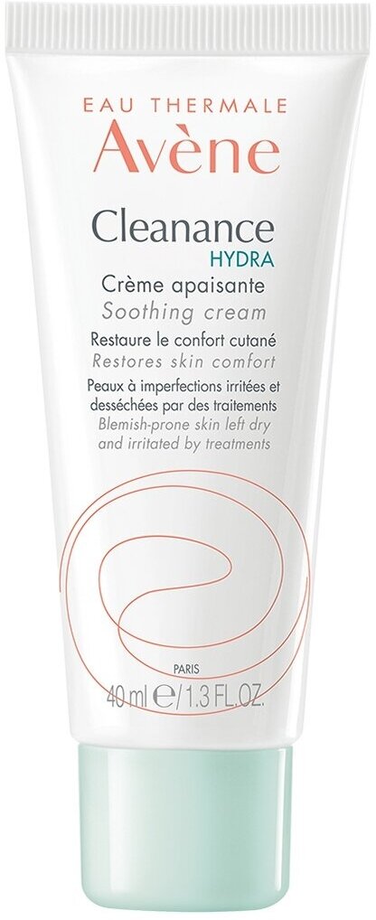 AVENE Cleanance Hydra Крем, восстанавливающий комфорт кожи лица успокаивающий, 40 мл