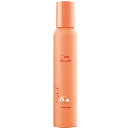 Wella Professionals Invigo Nutri-Enrich Luscious питательная мусс-маска для волос, 3 г, 150 мл