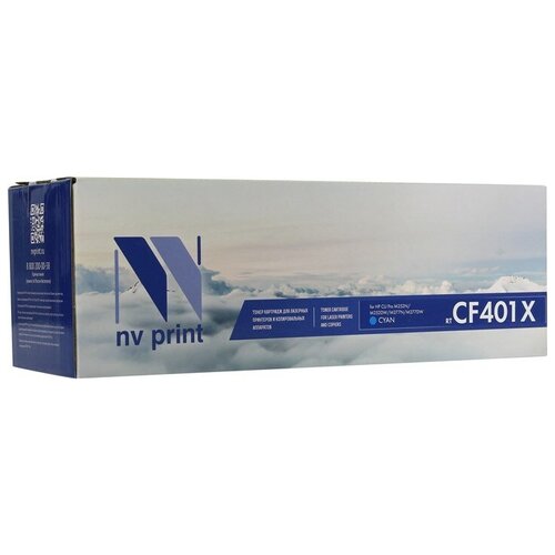 Картридж NV Print NV-CF401XC, голубой, 2300 страниц, совместимый для LJ Color Pro M252dw/M252n/M274n/M277dw/M277n