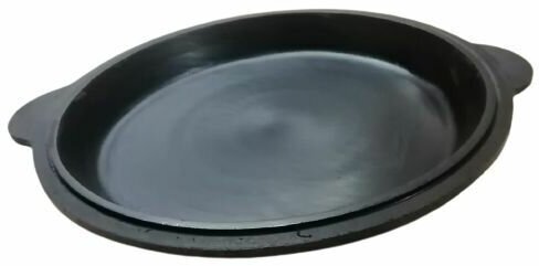 Чугунная сковорода-крышка для казана на 12 литров