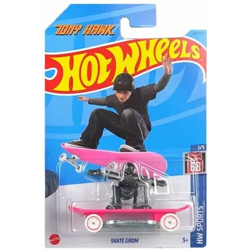 Машинка Hot Wheels коллекционная (оригинал) SKATE GROM розовый HKH79 8pcs skateboard wheels resilient pu wheels 52mm x 32mm for skateboard deck board skate wheels