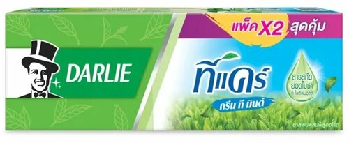 Зубная паста Darlie с экстрактом зеленого чая Darlie Tea Care Green Tea twin pack 160 g ( 2х160г)