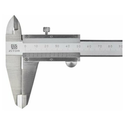 ZITOM Штангенциркуль ШЦ-I-200-0,1 нерж. kl00006 zitom штангенциркуль шц i 125 0 05 нерж kl00001